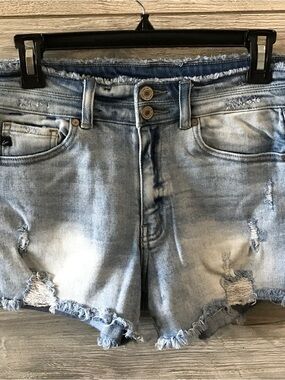 Women's KanCan Distressed Denim Shorts